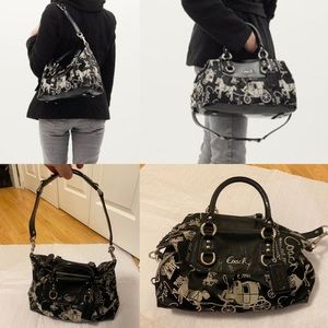 Coach Ashley Horse & Carriage Hand & Shoulder Bag
